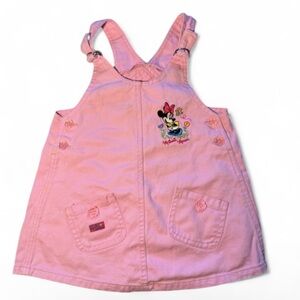 VINTAGE Minnie Mouse Pink Dress with Flowers 3T🫧